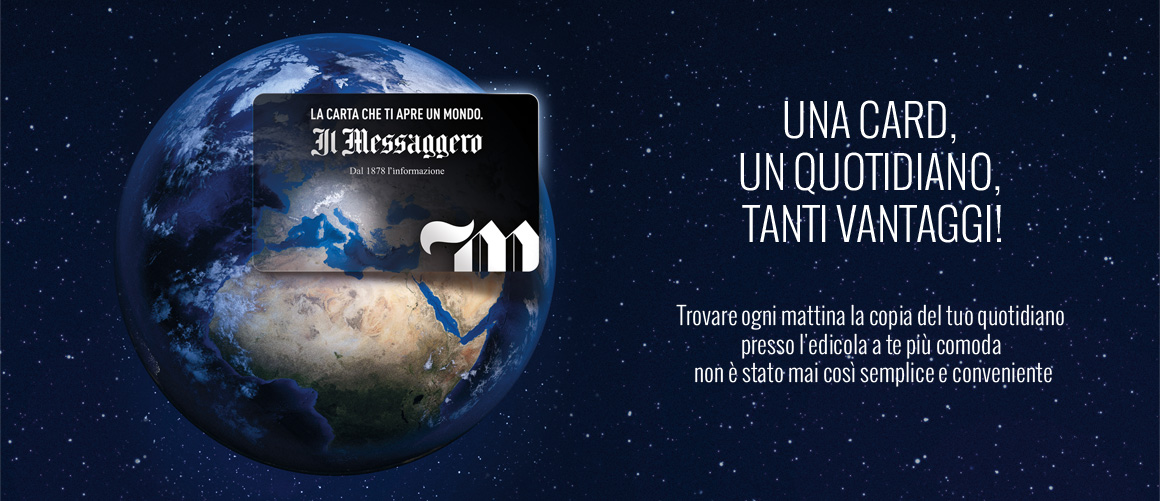 una card, un quotidiano, tanti vantaggi. Trovare ogni mattina la copia del tuo quotidiano presso l edicola a te più comoda non è stato mai così semplice e conveniente. una card, un quotidiano, tanti vantaggi. Trovare ogni mattina la copia del tuo quotidiano presso l edicola a te più comoda non è stato mai così semplice e conveniente.